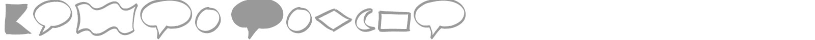 Brush Shapes font preview